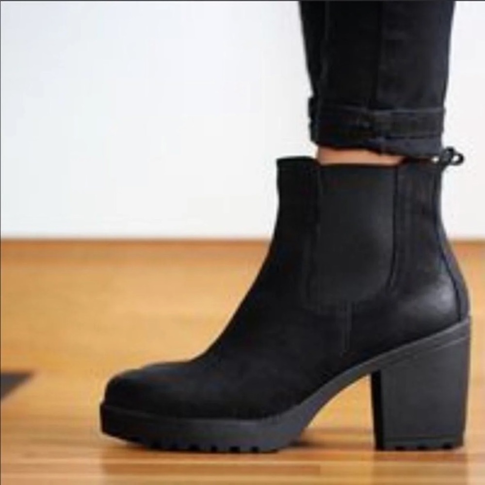 Black vegabond grace platform ankle boots